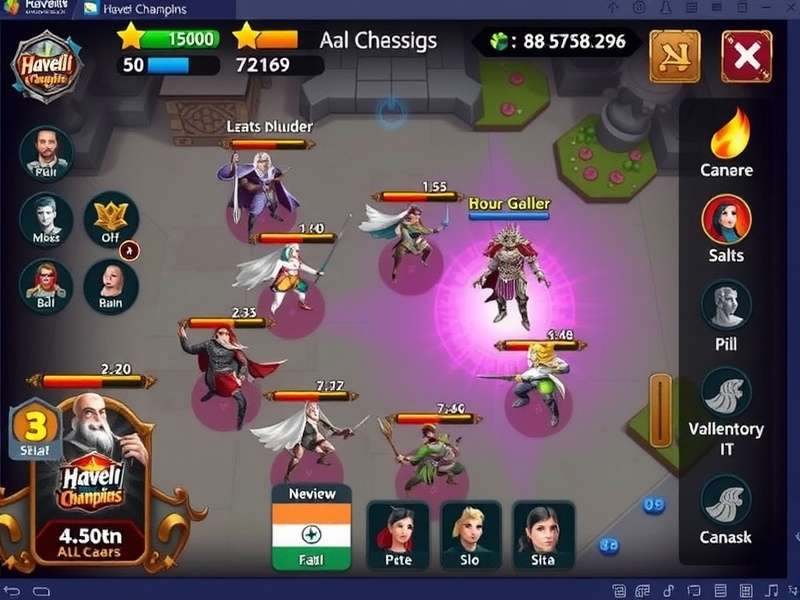 Haveli Elite Champions localization features showing multiple Indian languages